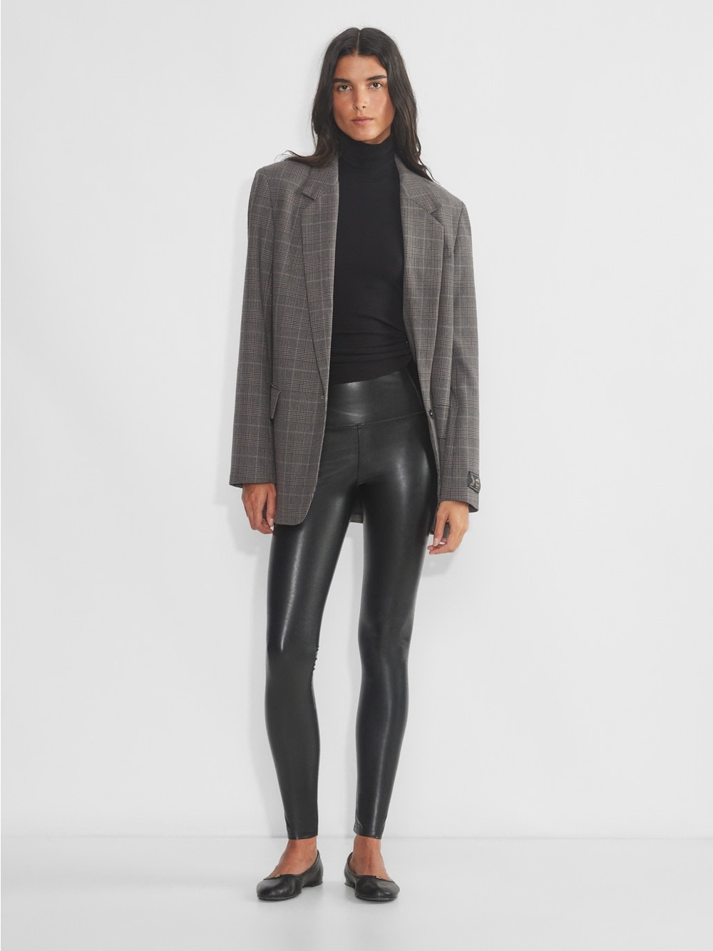 Wilfred Daria Pant Black Faux Leather High-Rise Leggings